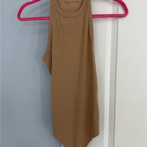 Abercrombie & Fitch Brown Sleeveless Bodysuit
